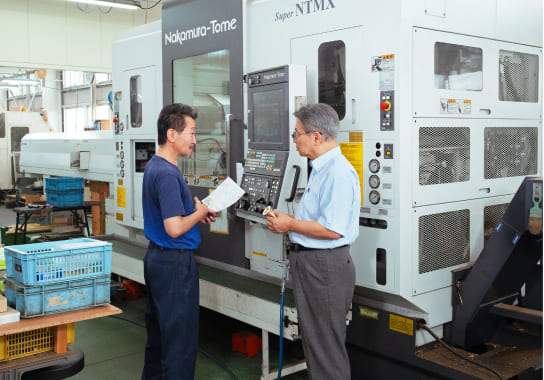 試作品制作,納品の流れ,長屋工業,金属切削加工会社