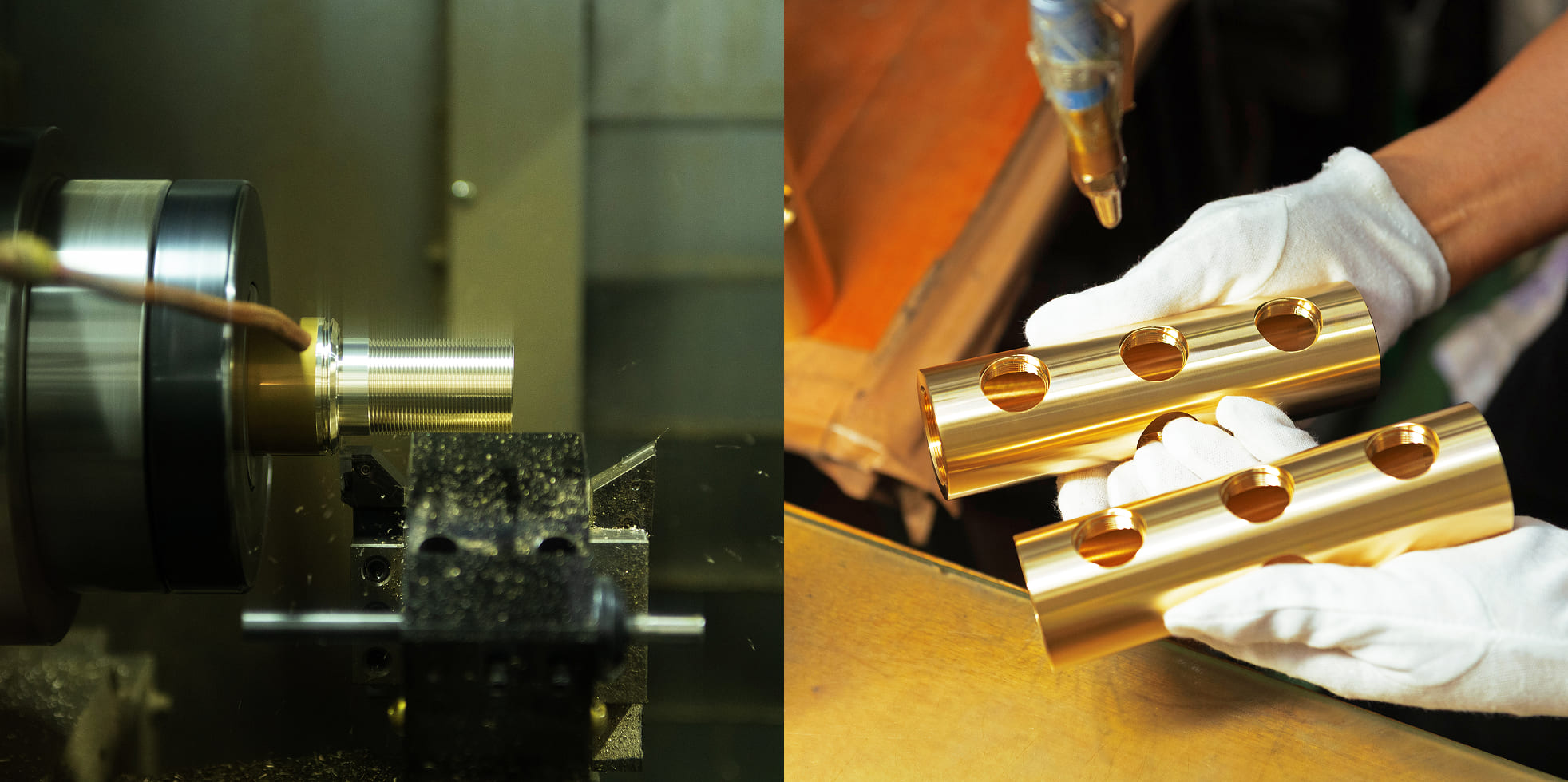 真鍮部品加工,長屋工業,金属切削加工会社