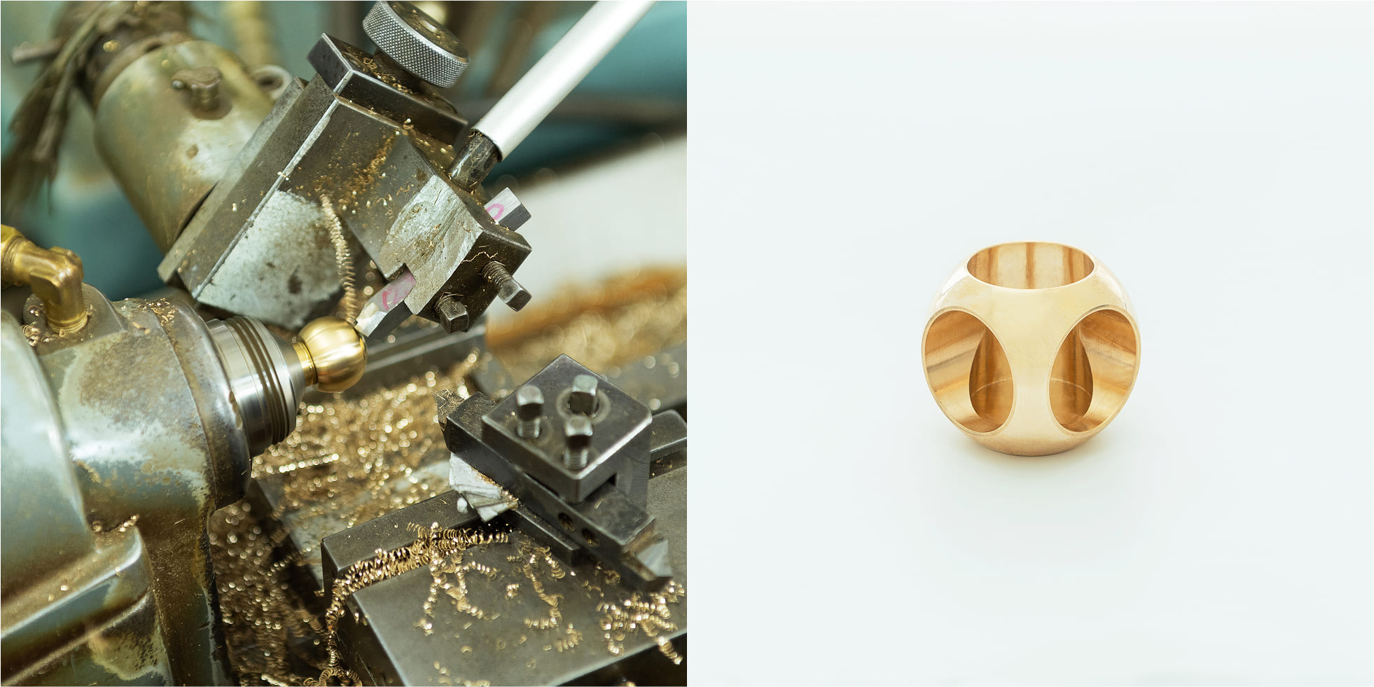 各種バルブ用ボール加工,球面加工,長屋工業,金属切削加工会社